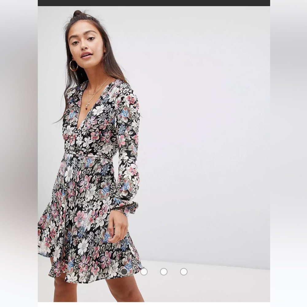 Long Sleeve Floral Dress